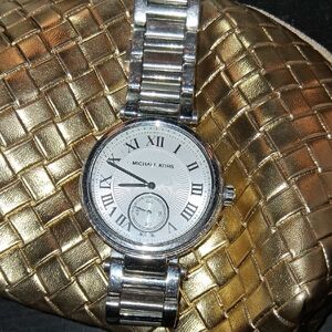 Michael Kors Silver and Gold Women's Watch